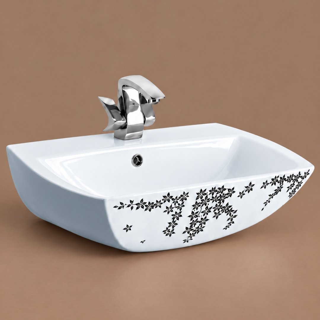 Sonet HT - 4001, washbasin with pedestal (view 4)